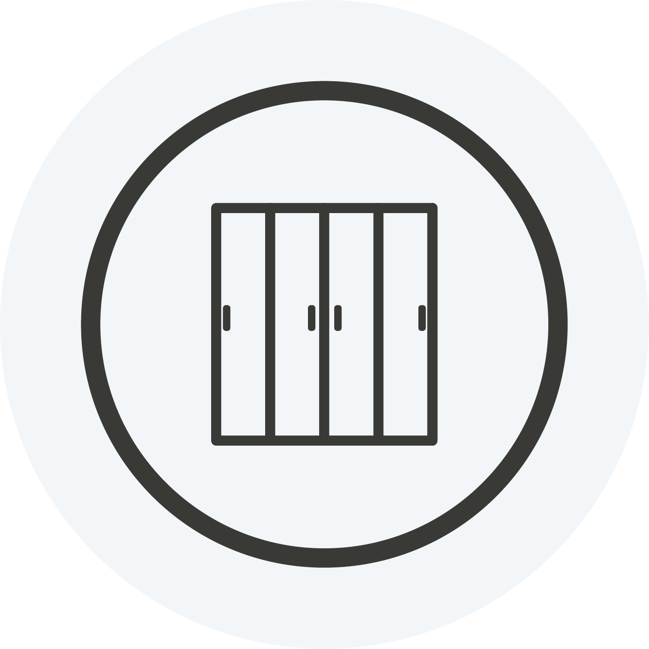 4-дверные шкафы