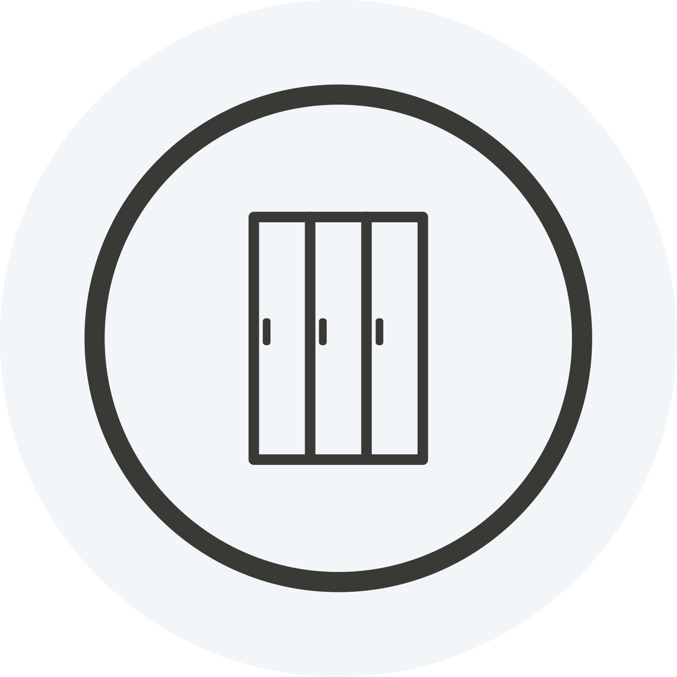 3-дверные шкафы