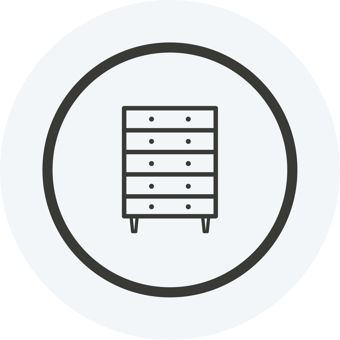 Комоды с 6 ящиками