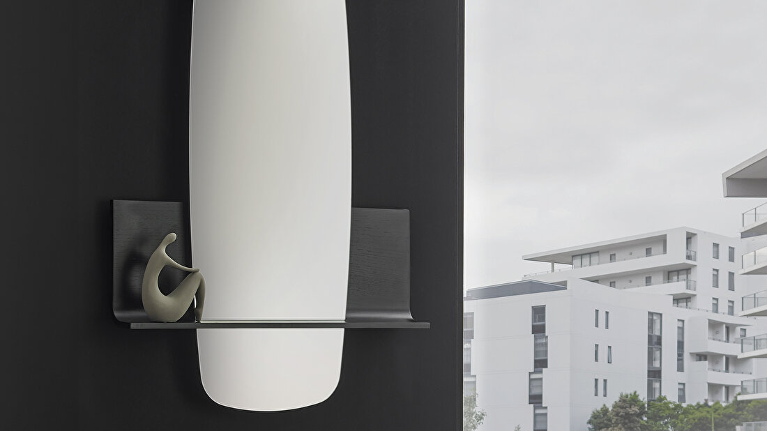 Rabat Mirror with Shelf