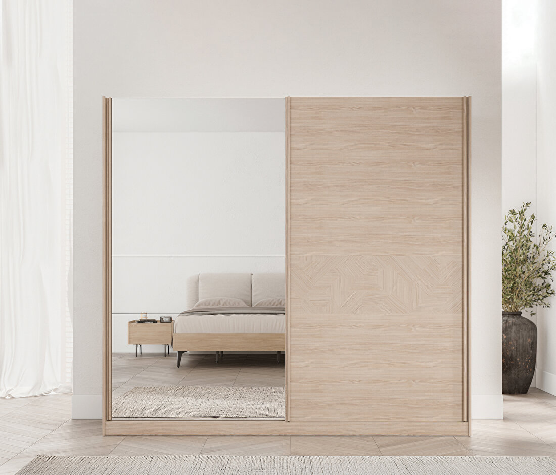Terra Light Oak Wardrobe