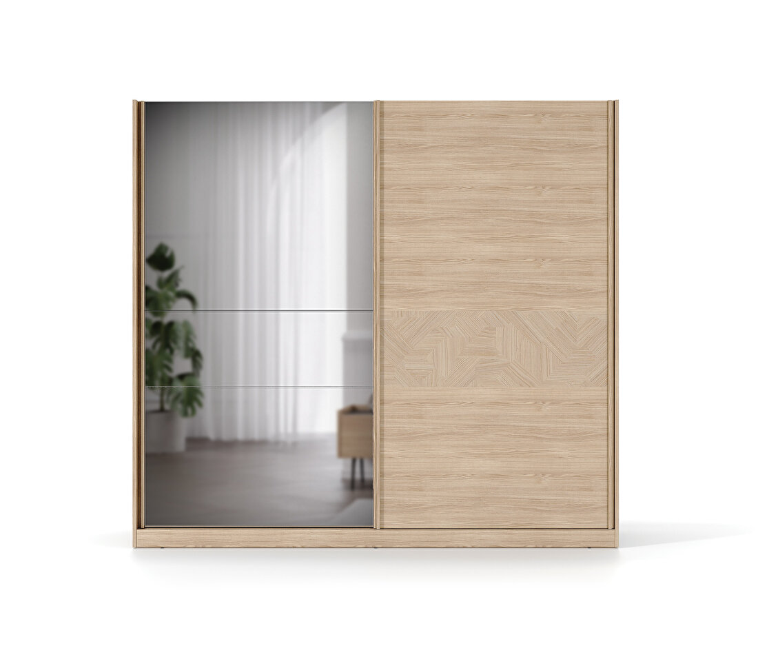 Terra Light Oak Wardrobe