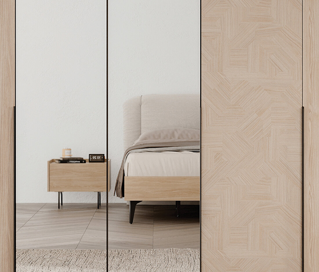 Terra Light Oak Wardrobe