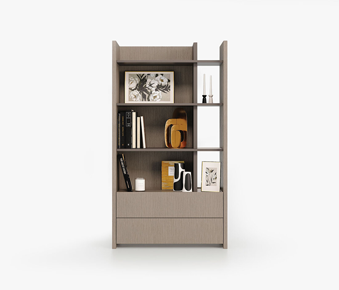Boston Ash Oak Bookcase