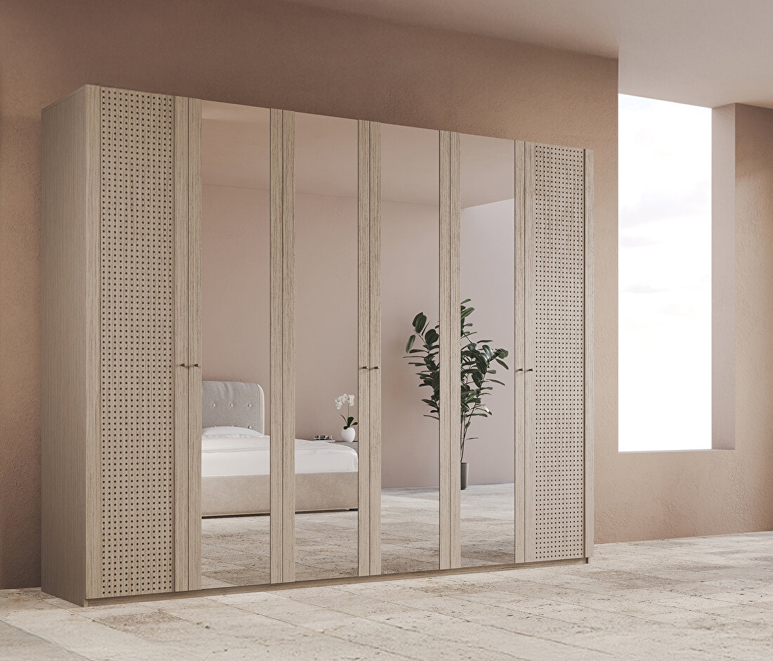 Boston Ash Oak Wardrobe