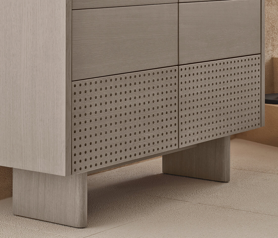 Boston Ash Oak Chest of Drawers