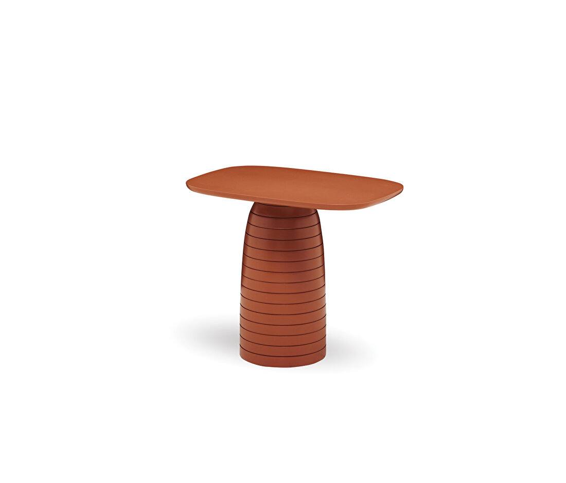 Amalfi Brick Red Side Table