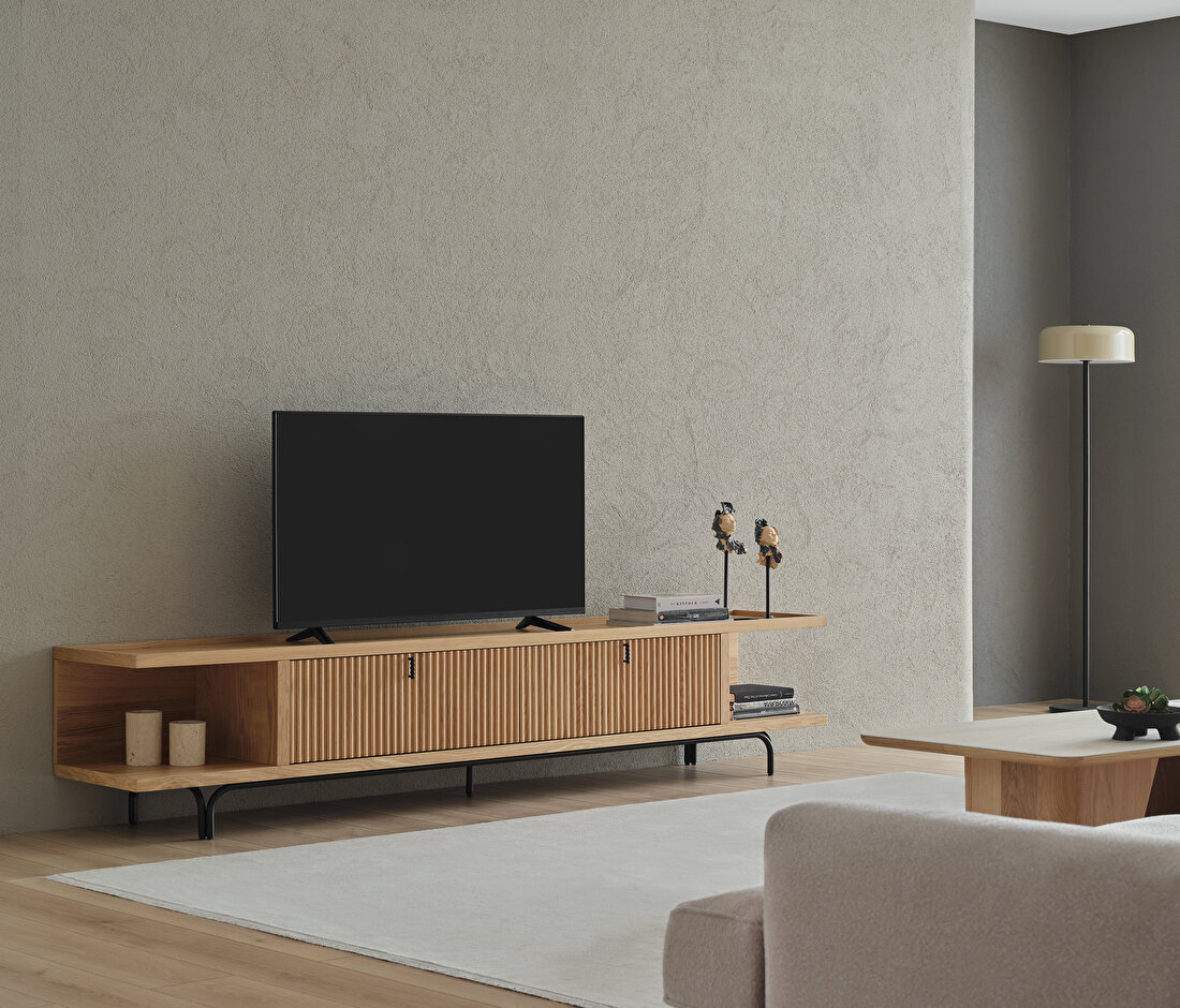 Austin Light Oak TV Stand
