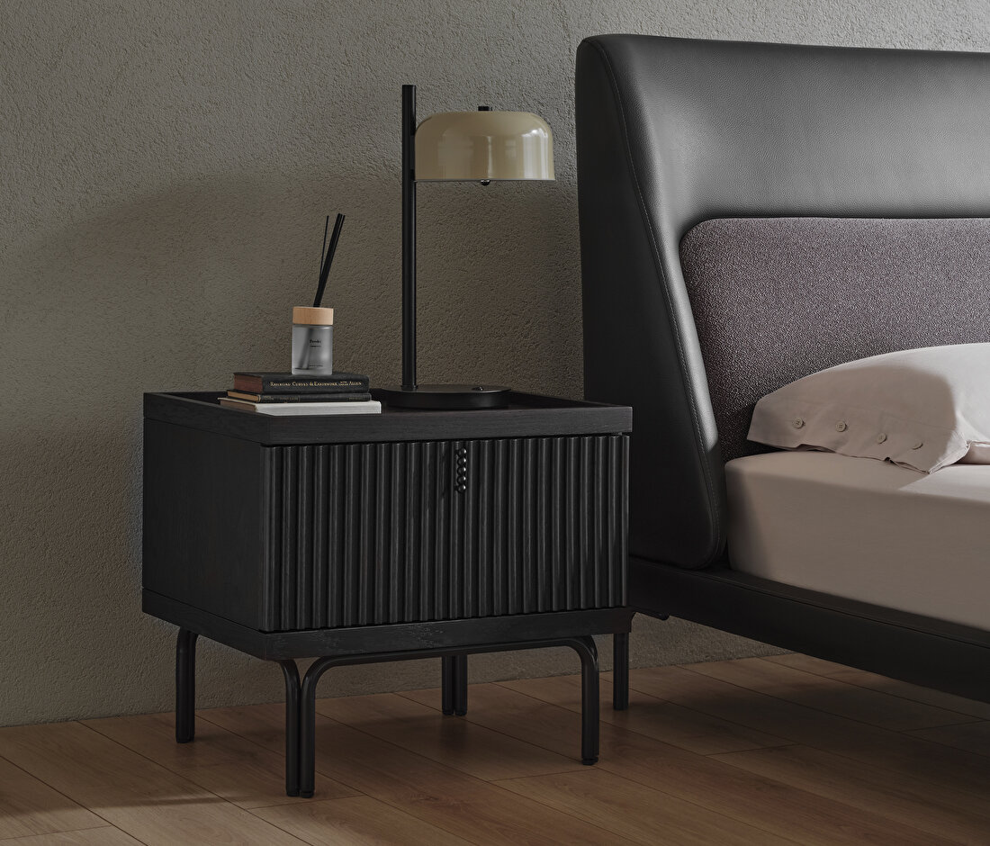 Austin Dark Oak Nightstand 59x54 cm (WxH)