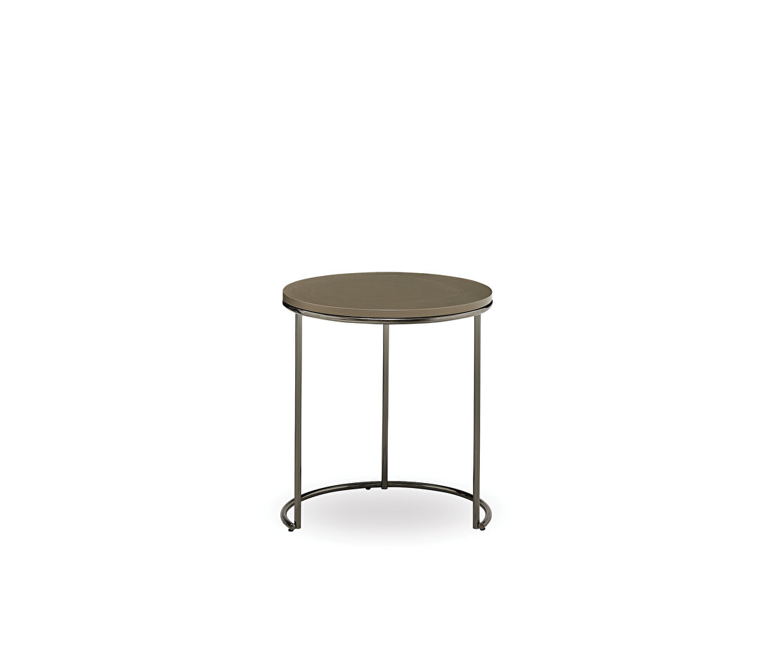 Fiera Light - Dark Gray - Burgundy Nesting Table
