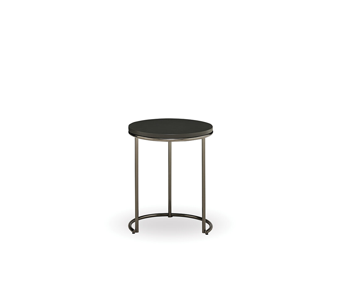 Fiera Light - Dark Gray - Burgundy Nesting Table