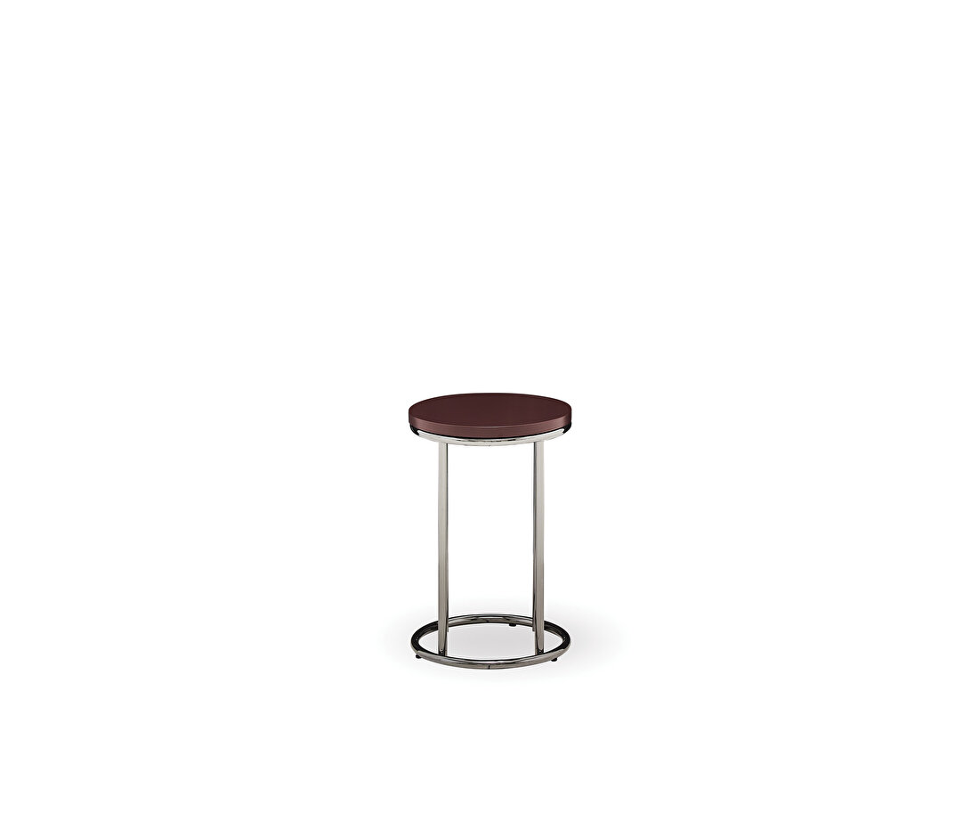 Fiera Light - Dark Gray - Burgundy Nesting Table
