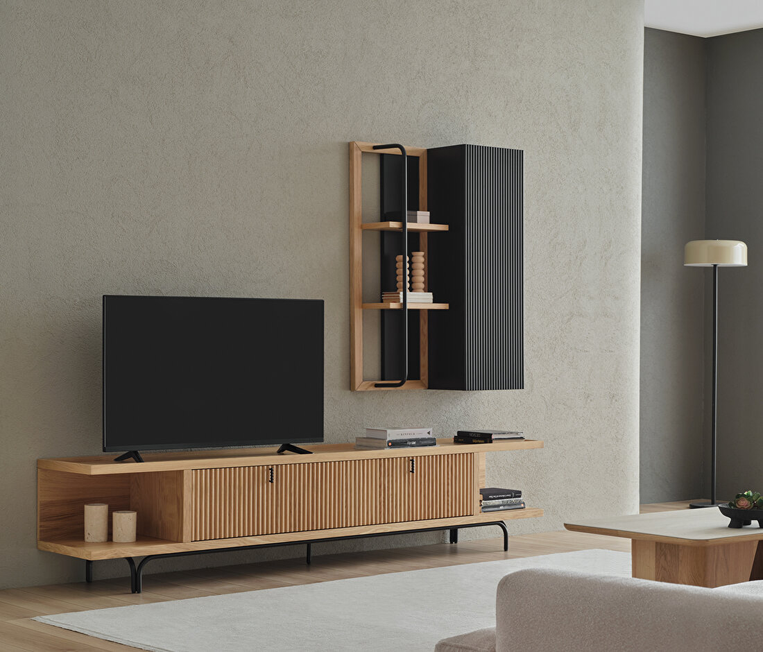 Austin Dark Oak Midi TV Unit