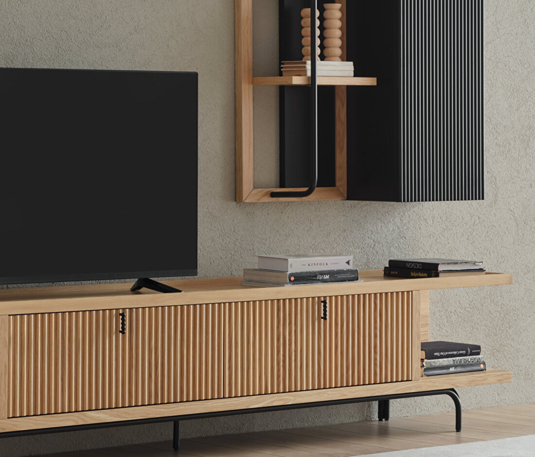 Austin Dark Oak Midi TV Unit