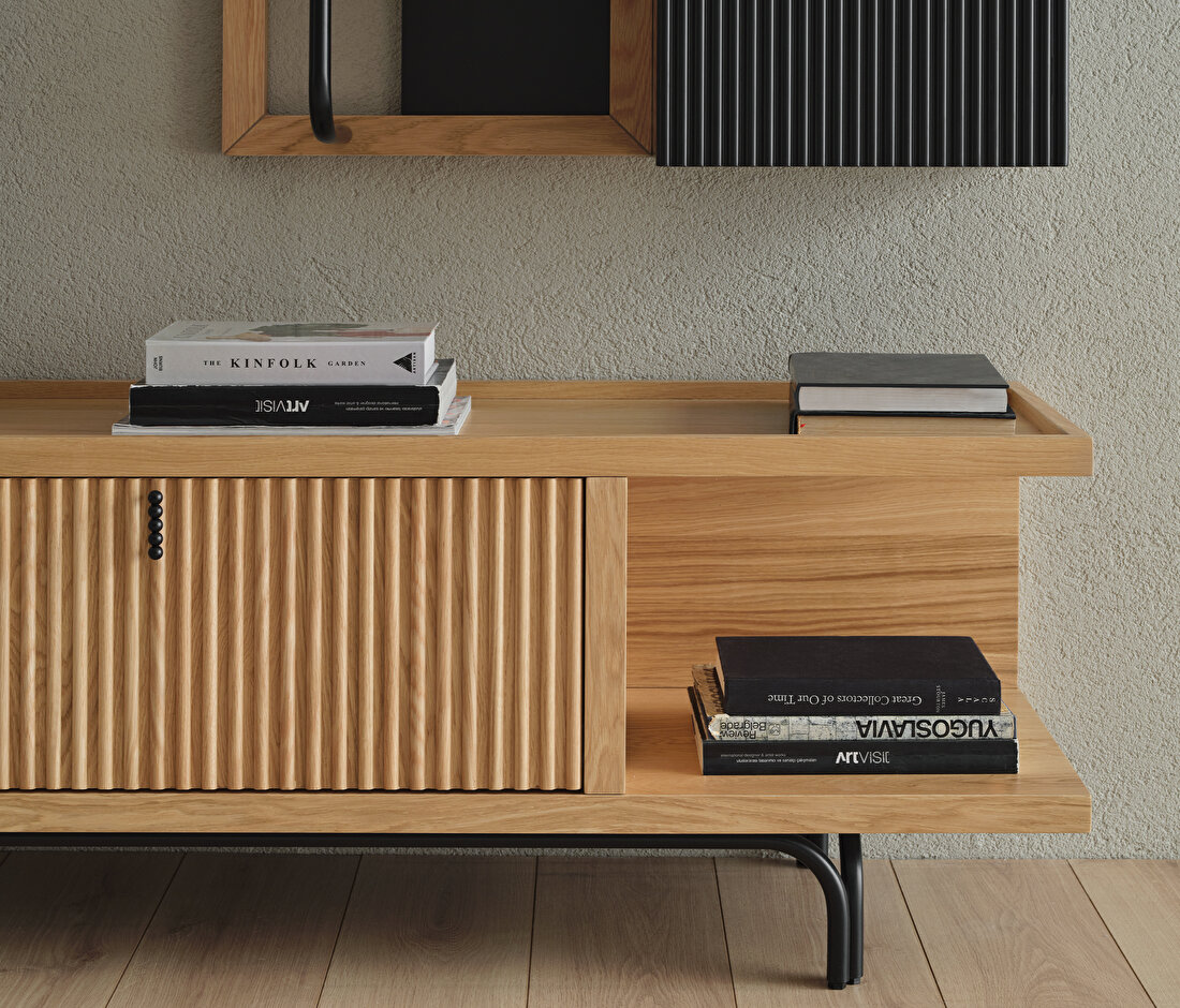 Austin Dark Oak Midi TV Unit