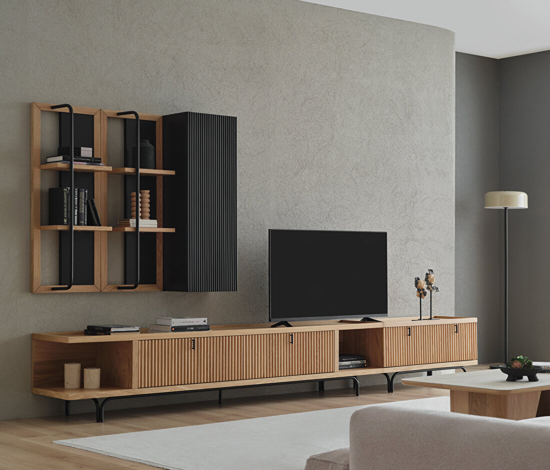 Austin Light Oak Maxi Tv Unit