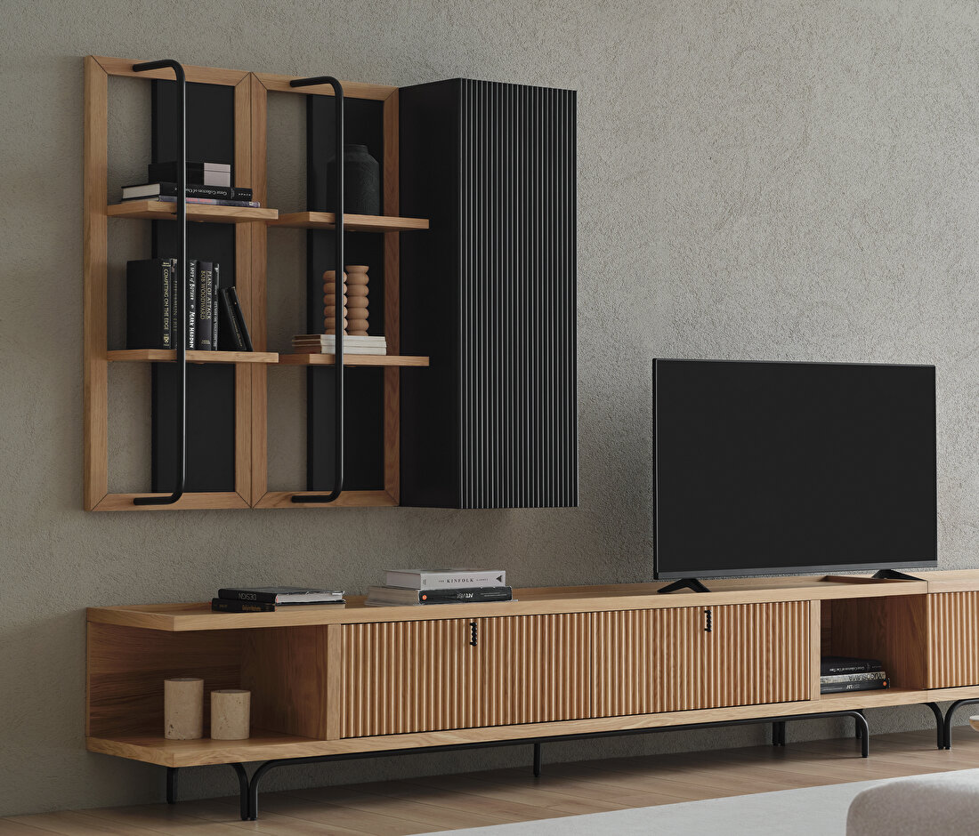 Austin Light Oak Maxi Tv Unit