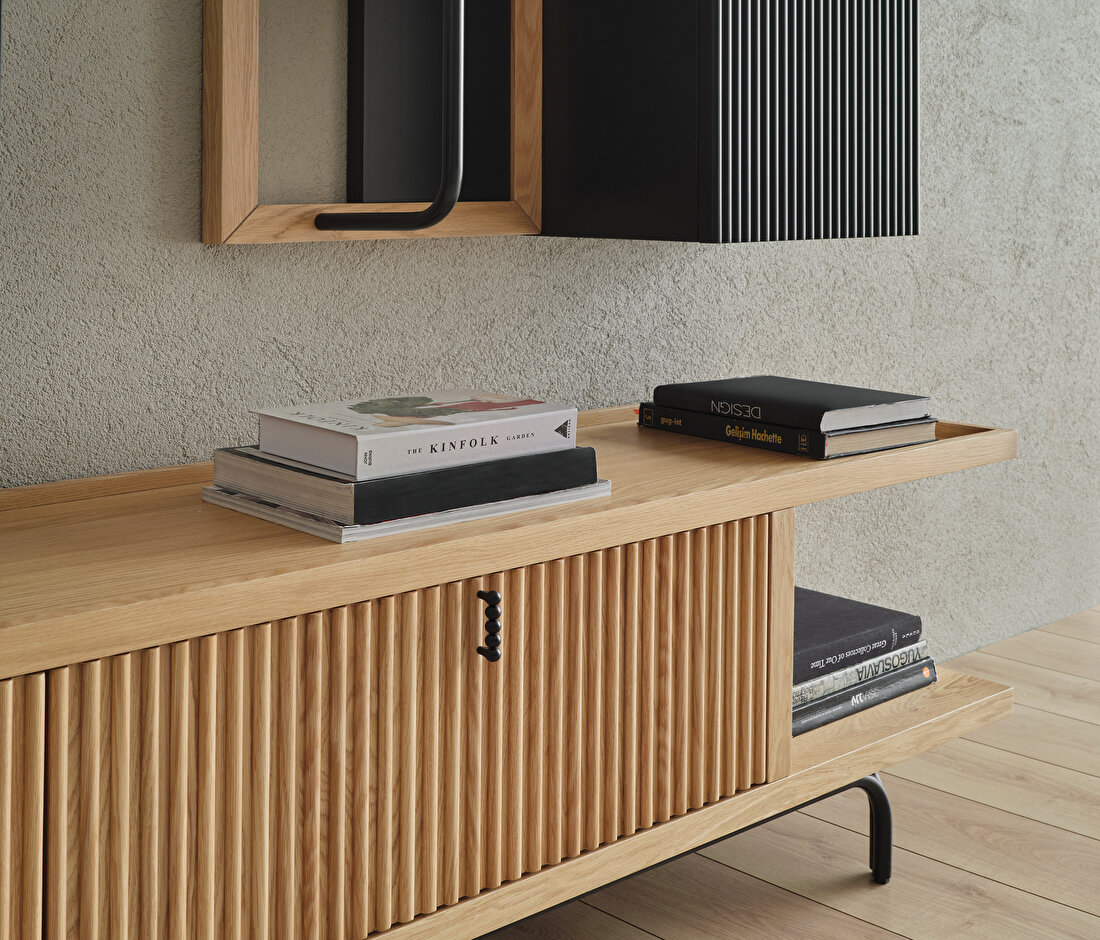 Austin Light Oak Maxi Tv Unit