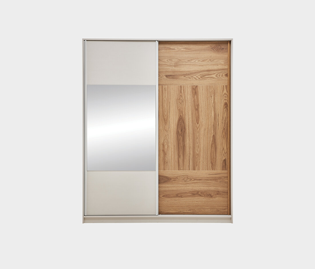 Loreto Off-White-Walnut Wardrobe