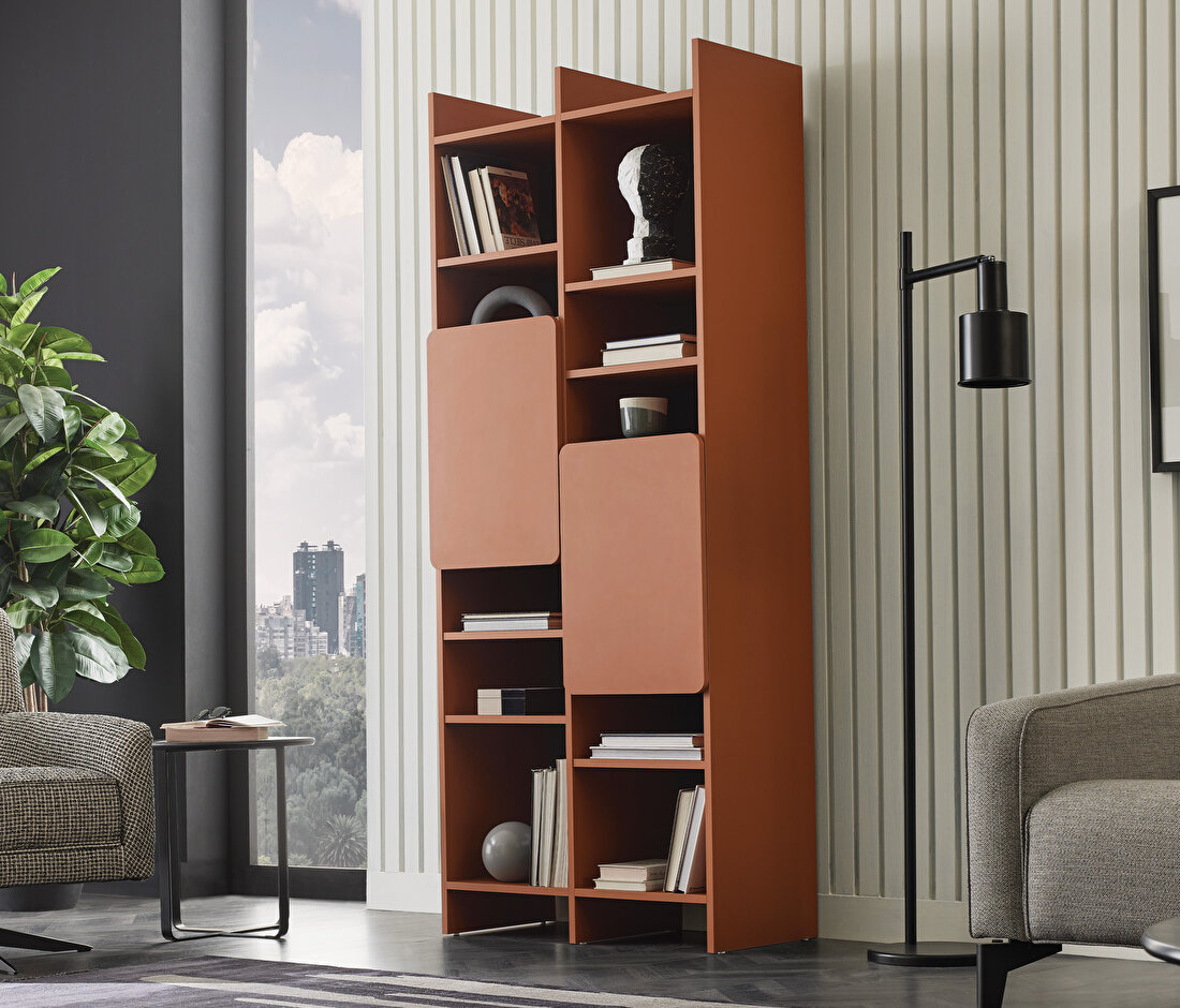 Blend Cinnamon Color Bookcase