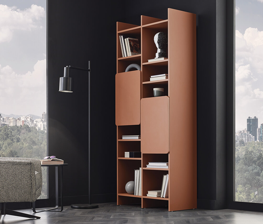 Blend Cinnamon Color Bookcase