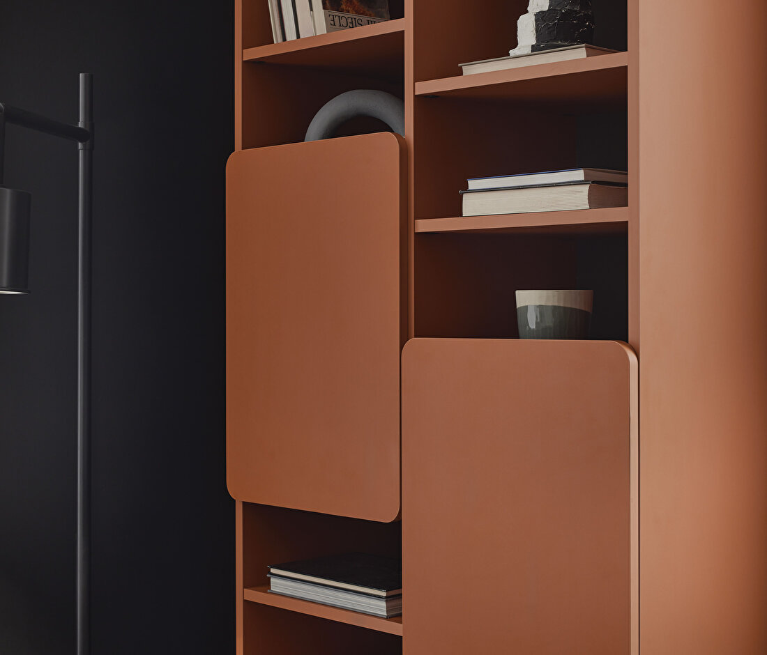 Blend Cinnamon Color Bookcase