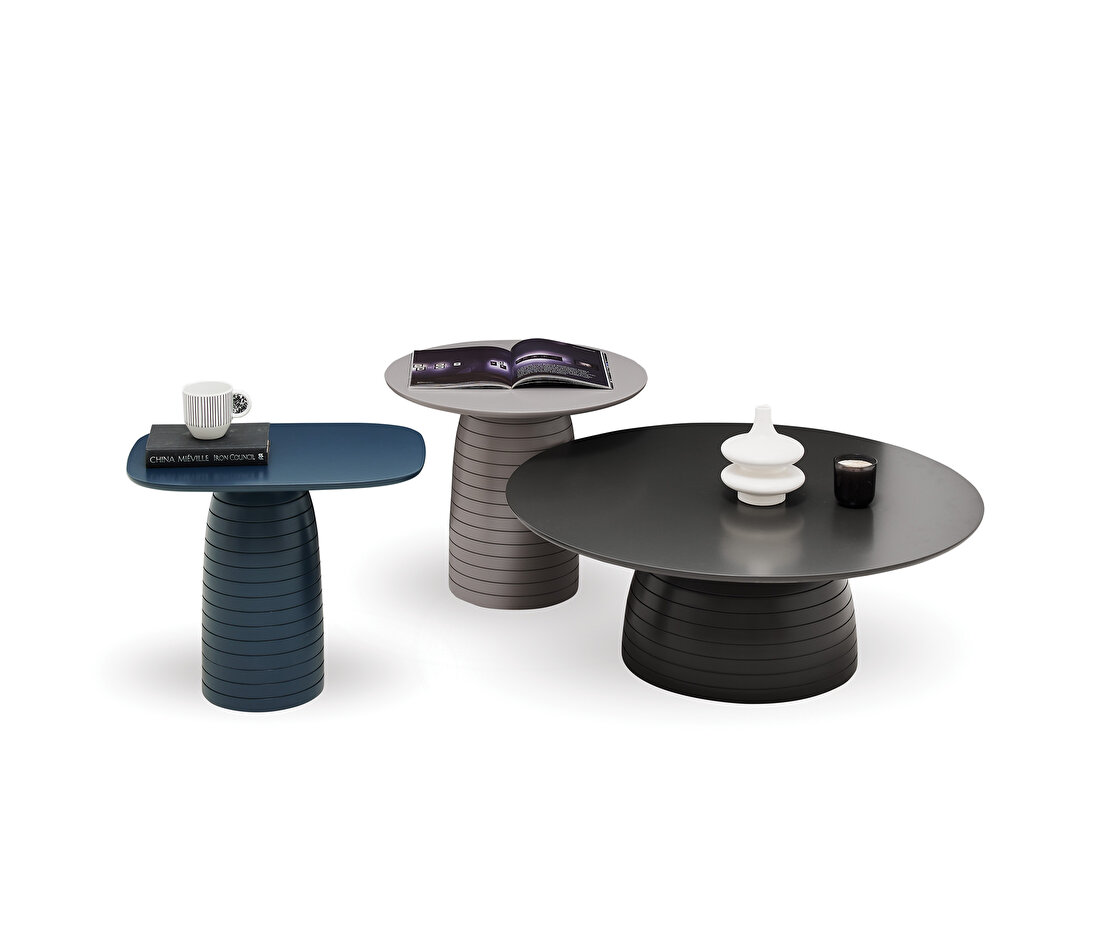 Amalfi Navy Blue Side Table