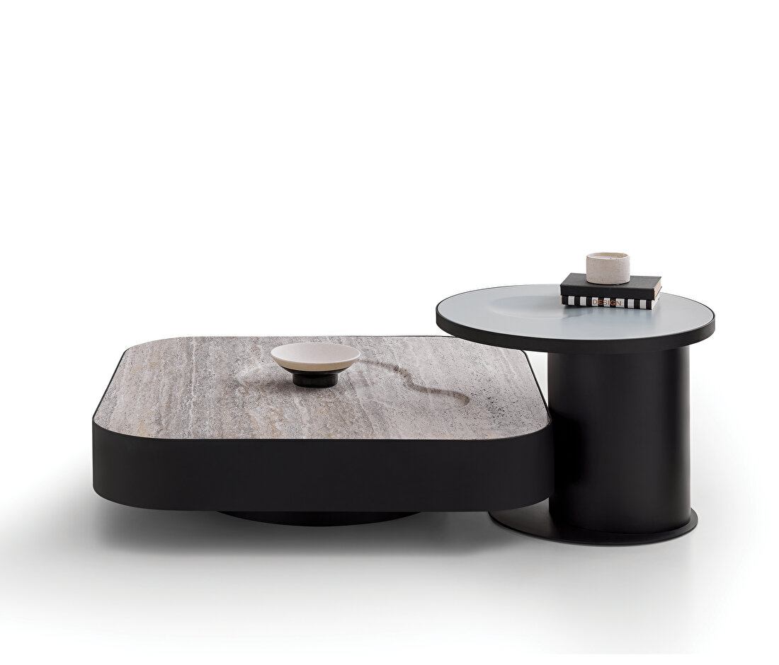 Block Gray Coffee Table