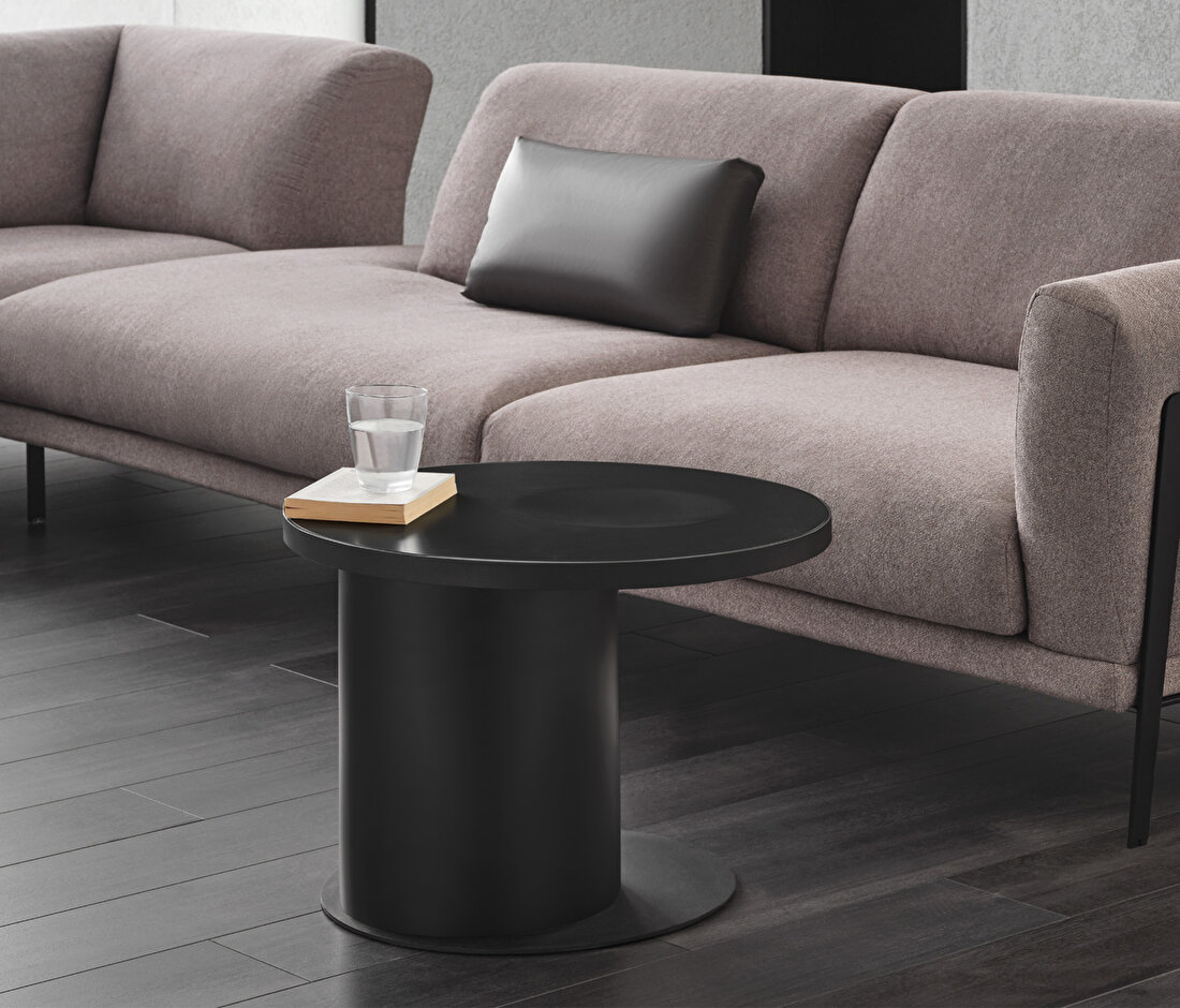 Block Black Side Table