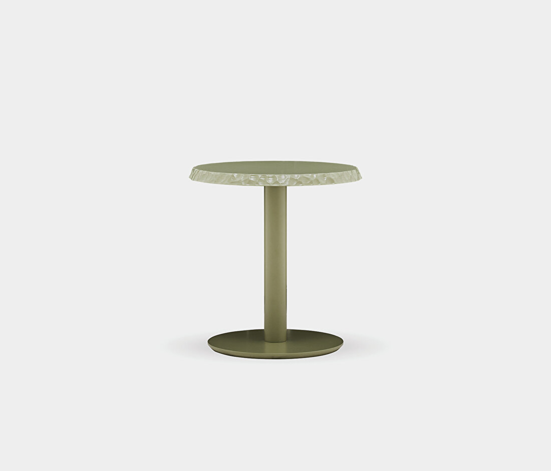 Alpha Stand Table Alpha Green Side Table, 50x51 cm (WxH) - Enza Home