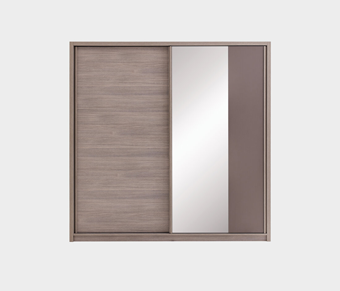 Varena Oak-Taupe Wardrobe