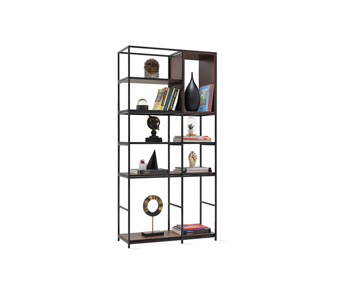 Hampton Burgundy Bookcase