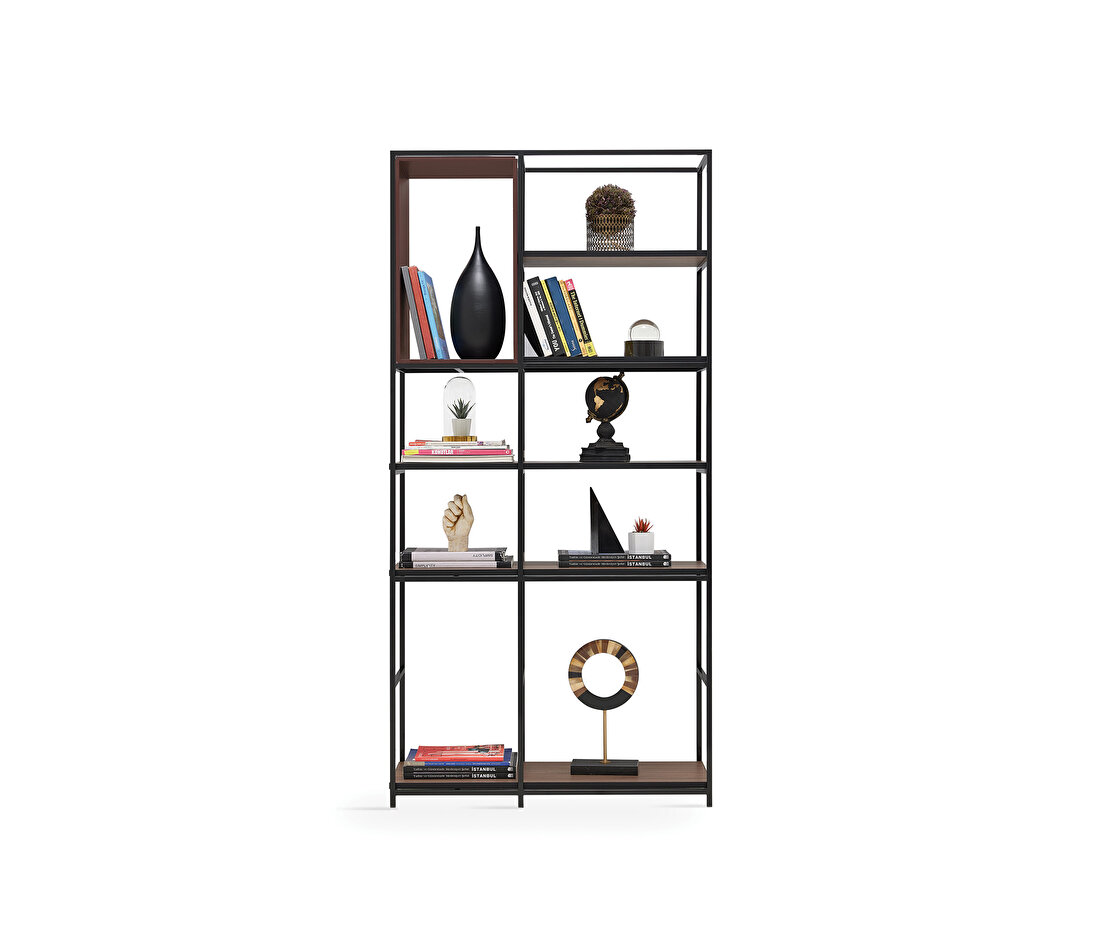 Hampton Burgundy Bookcase