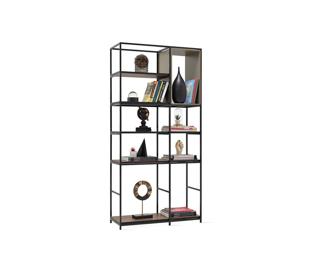 Hampton Taupe Bookcase