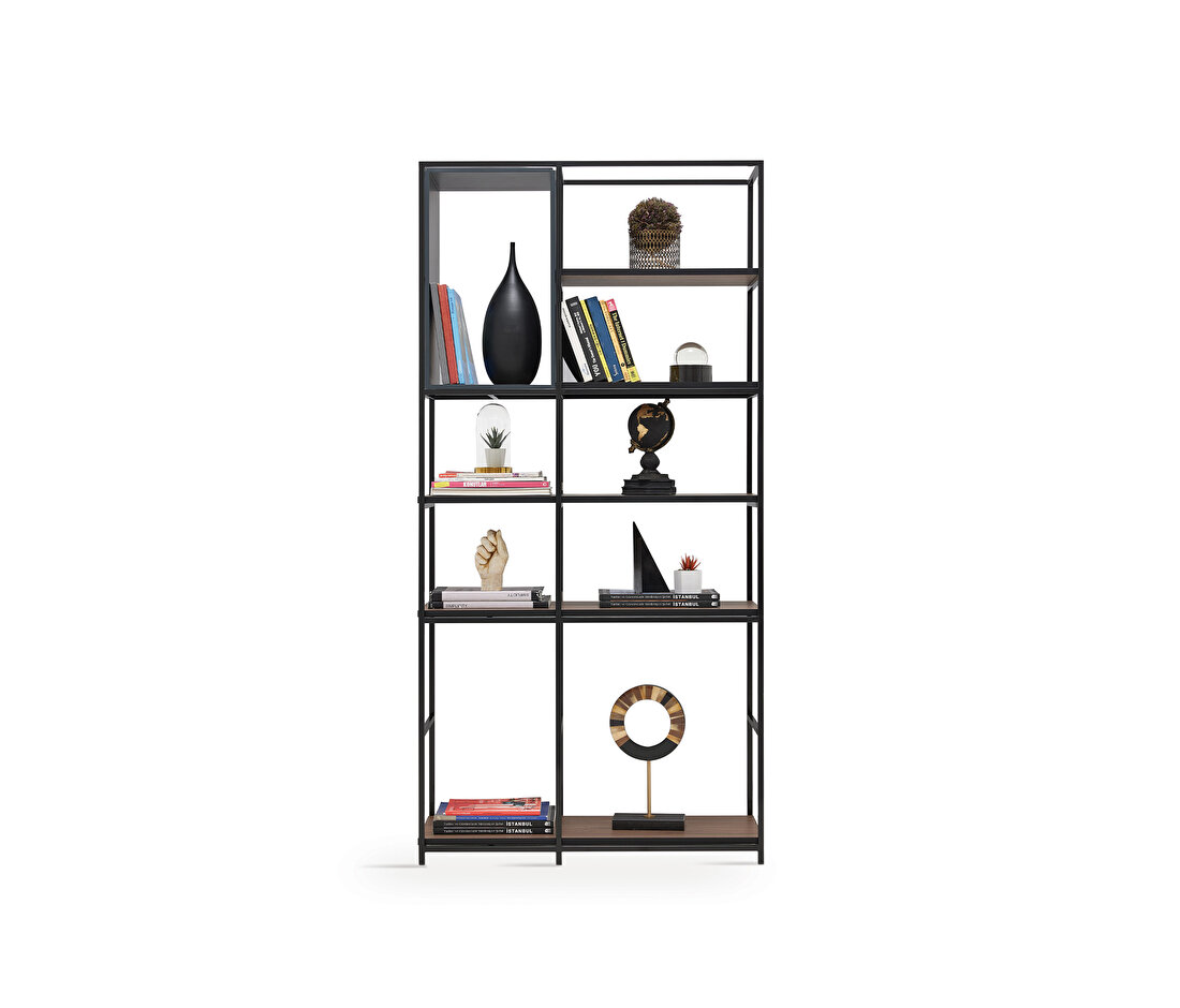 Hampton Anthracite Bookcase