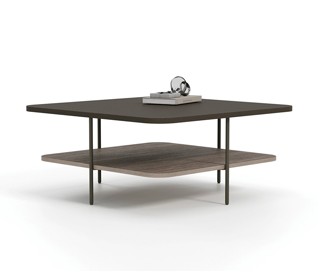 Varena Oak - Taupe Coffee Table