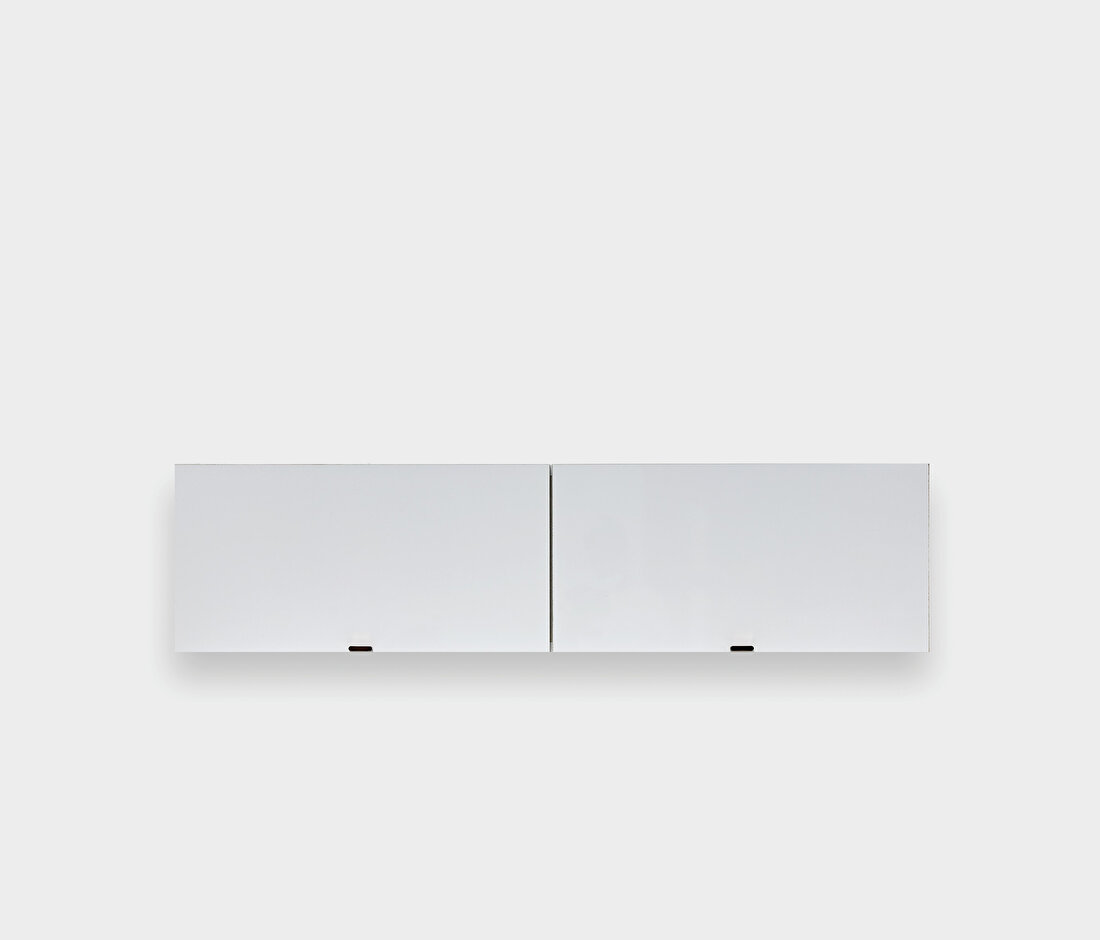 Legato 4 Drawer Standing TV Unit + Lift Door Top Module White Color