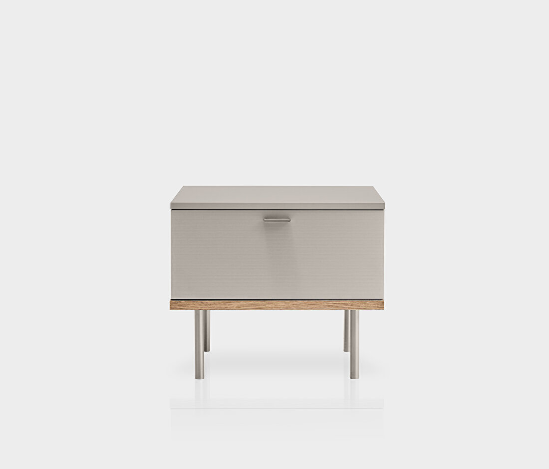 Cante Natural Oak-Beige Nightstand
