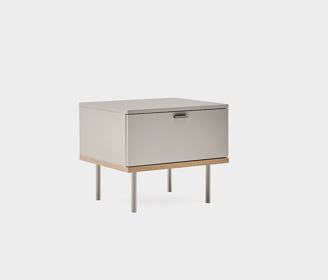 Cante Natural Oak-Beige Nightstand