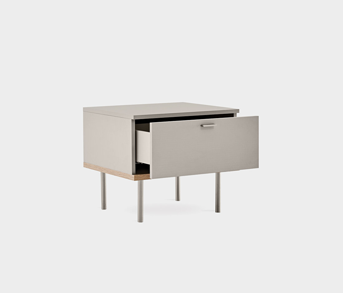 Cante Natural Oak-Beige Nightstand