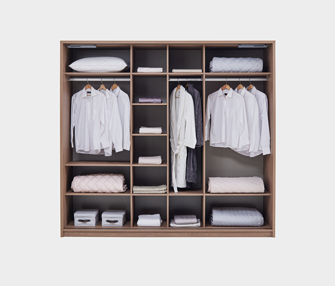 Paloma Walnut Wardrobe