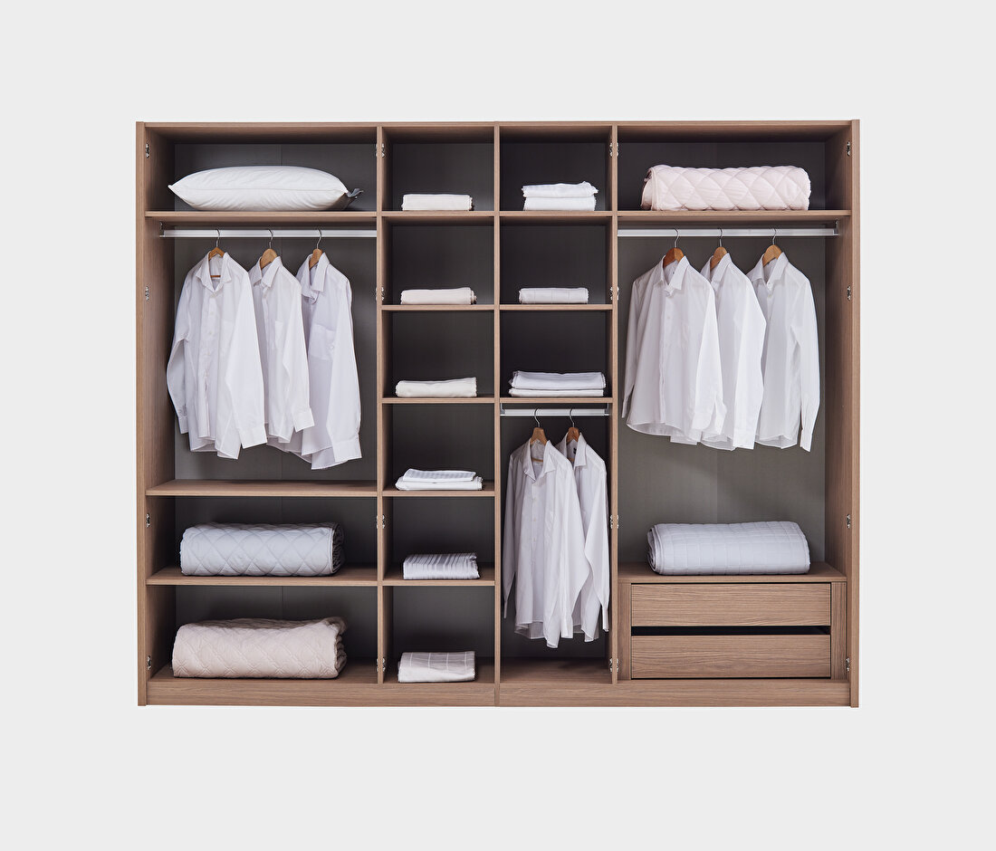 Paloma Walnut Wardrobe