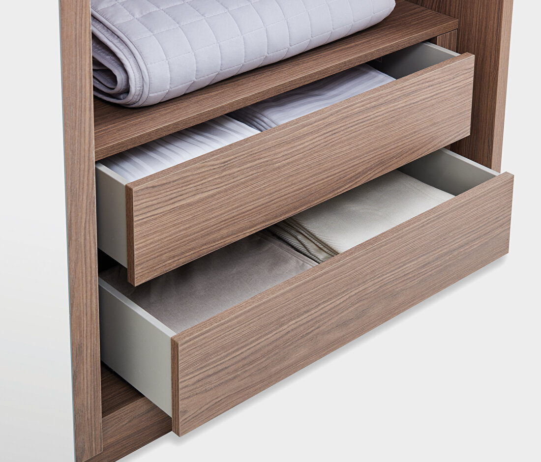 Paloma Walnut Wardrobe