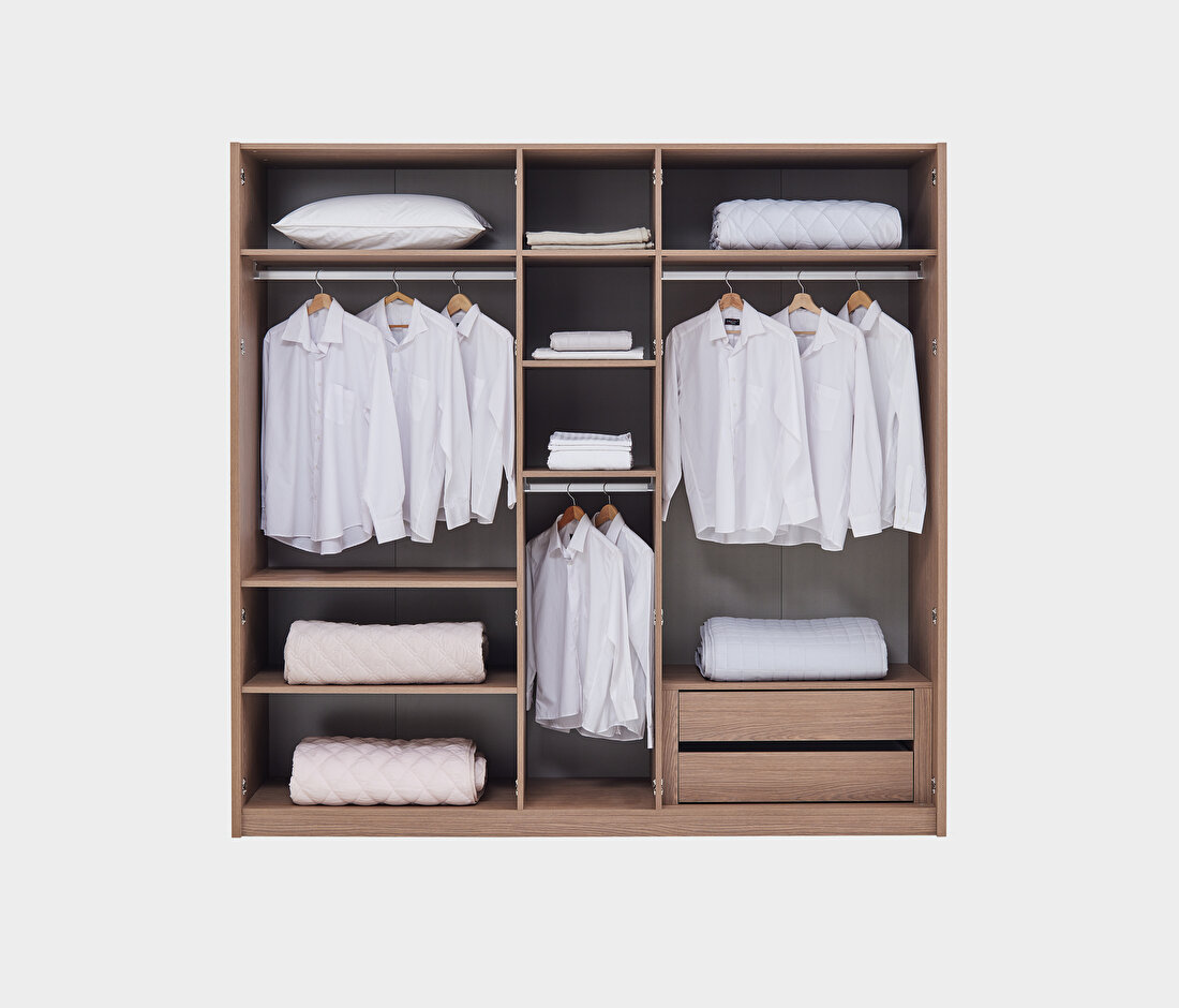 Paloma Walnut Wardrobe