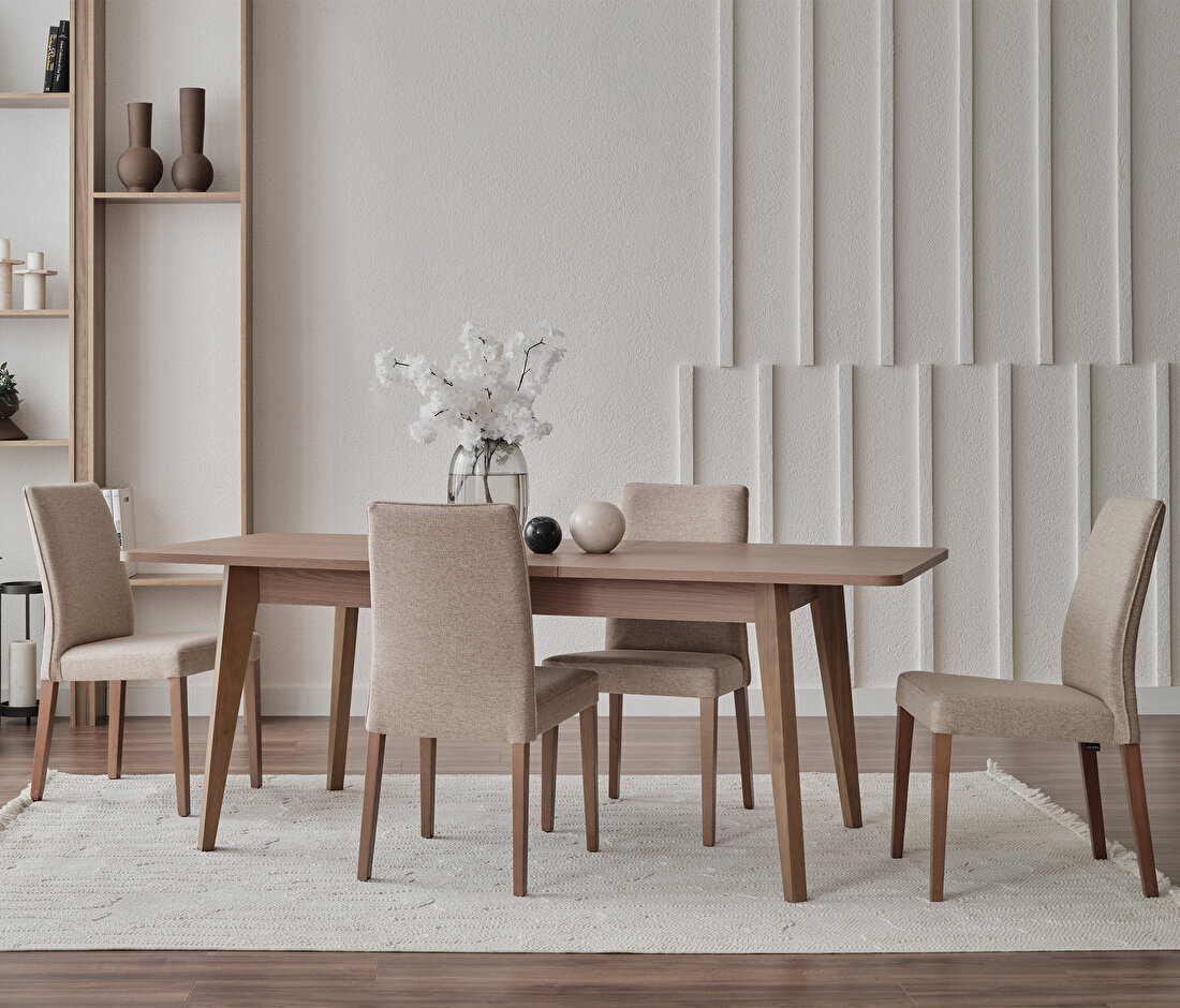 Paloma Wooden Leg Chair