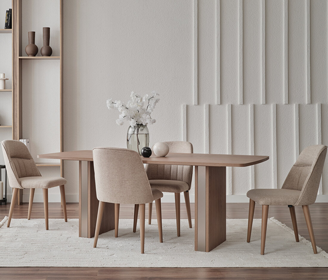 Paloma Wooden Leg Chair