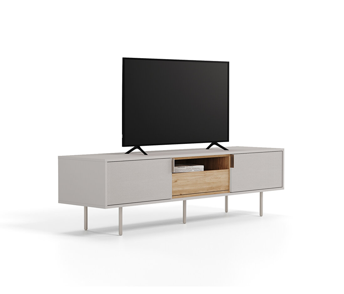 Cante Natural Oak - Beige TV Stand