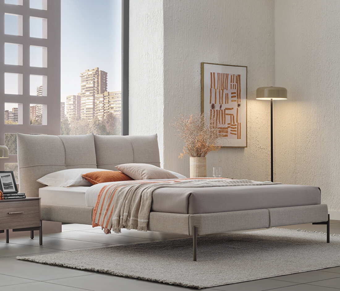Varena Bedframe with Headboard(180x200 cm)