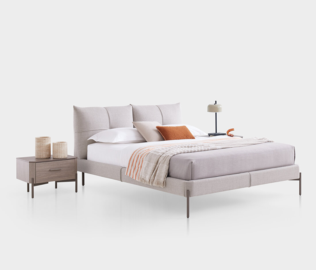 Varena Bedframe with Headboard