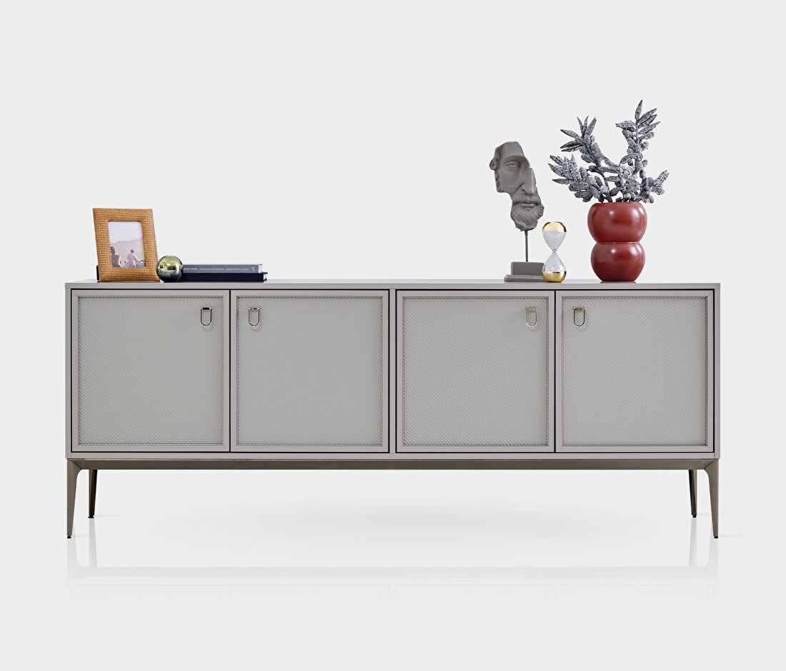 Hera Stone Colored Sideboard